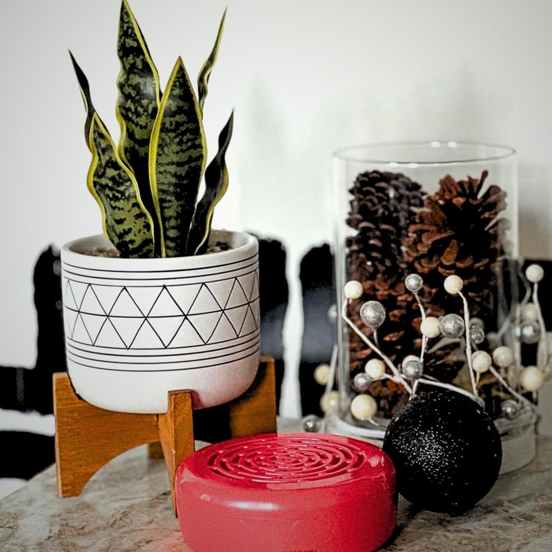 Citrus Magic Holiday Odor Absorbing Solid Air Freshener, Holly Jolly Peppermint, 7-Ounce, Pack of 3 - Image 4